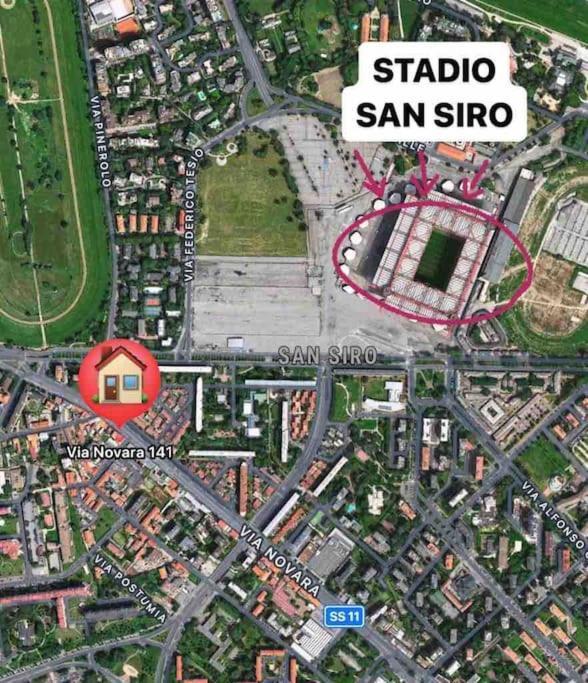 Appartamento A 500 Metri Da San Siro Мілан Екстер'єр фото